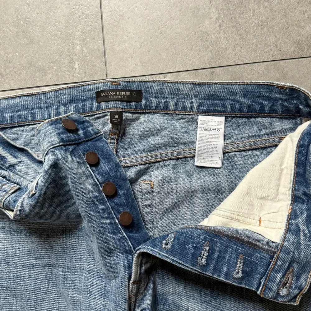 Banana Republic Relaxed Fit Selvedge Jeans 30x32
